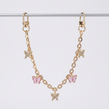 Custom - Pink Butterfly Charm